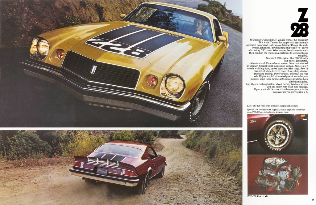 1974 Chev Camaro Brochure Page 3